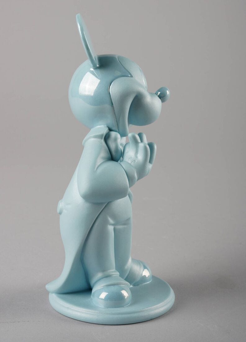 Mickey Mouse Figurine. Blue in Lladró