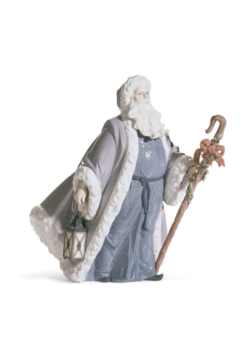 Santa Claus messenger in Lladró