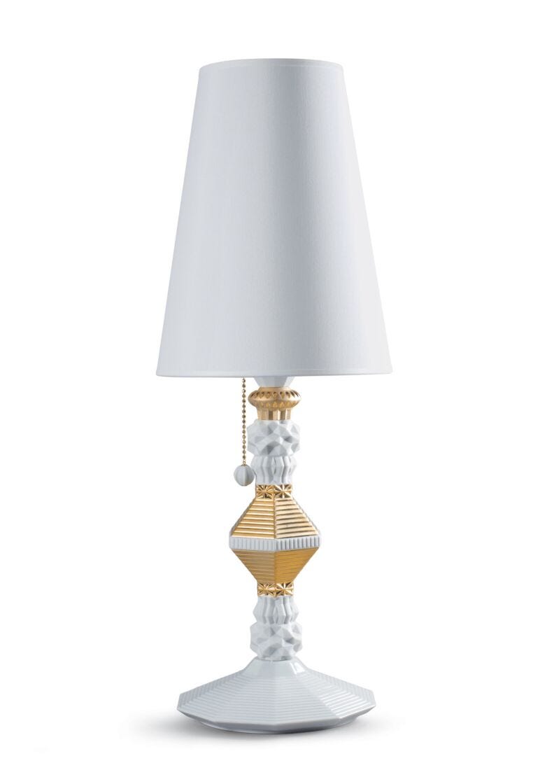 Belle de Nuit Table Lamp. Golden Luster (CE) in Lladró