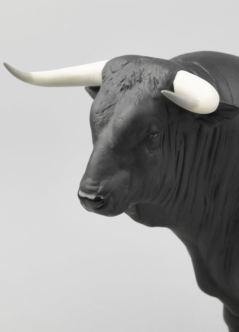 Spanish Bull Figurine in Lladró