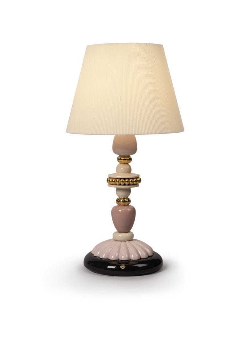 Firefly Table Lamp. Pink and Golden Luster. (UK) in Lladró