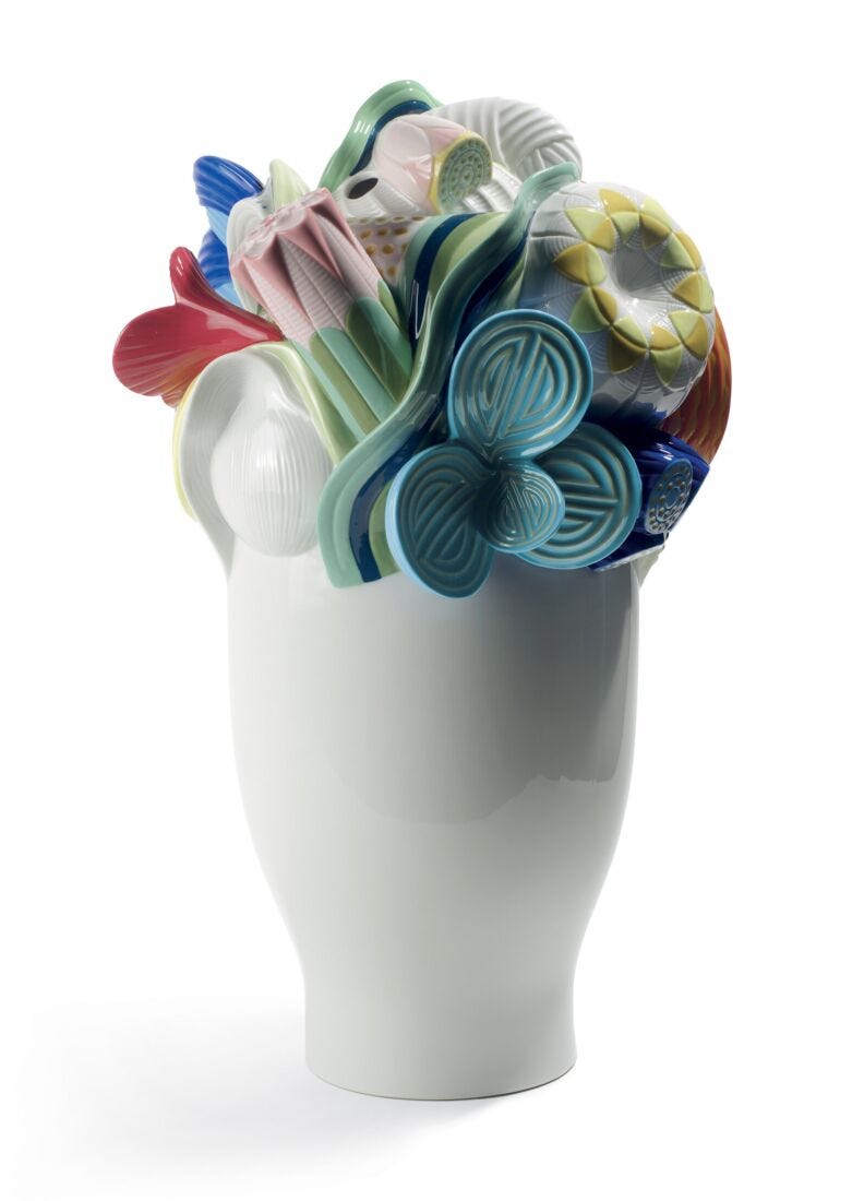 Naturofantastic Vase. Large Model. Multicolor in Lladró