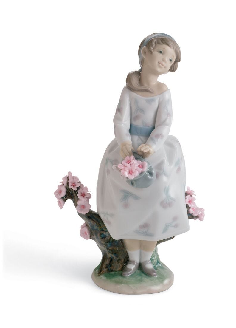 Figurina Stagione fiorita - Bimba in Lladró