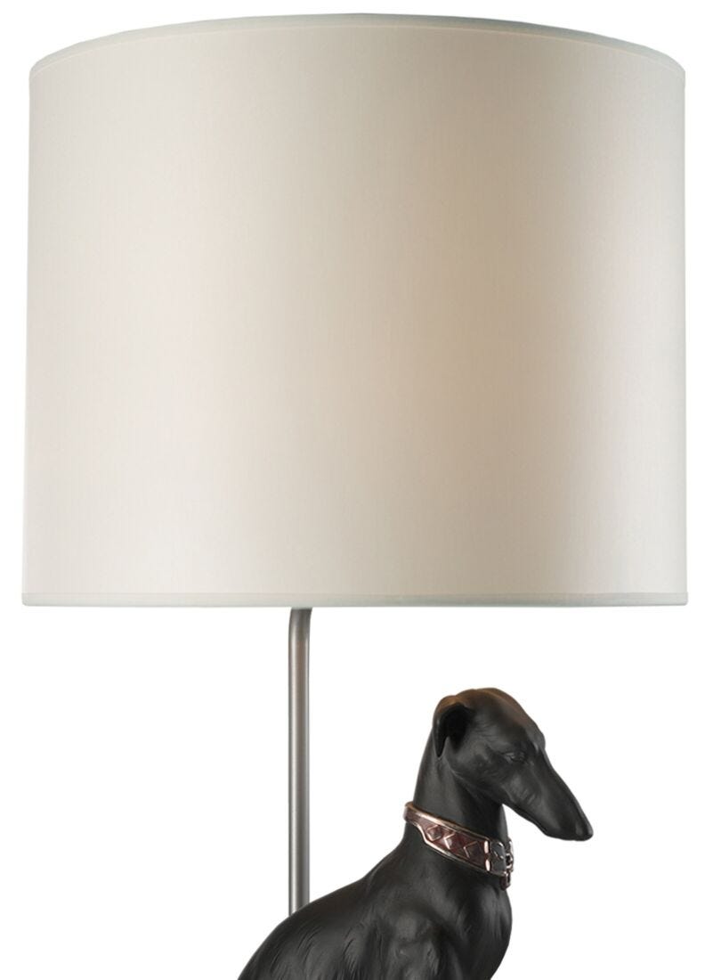 Pensive Greyhound Table Lamp (CE) in Lladró