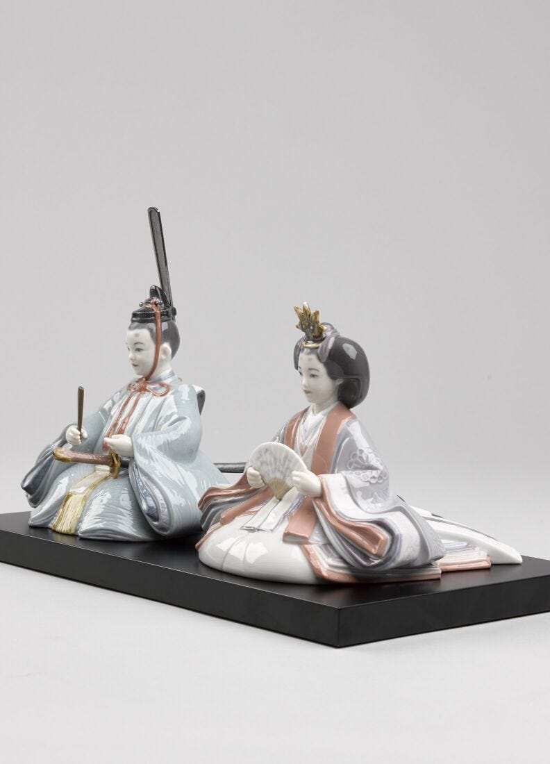 Hinamatsuri Dolls Figurine in Lladró