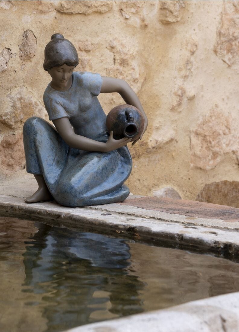 Young Water Woman Figurine in Lladró