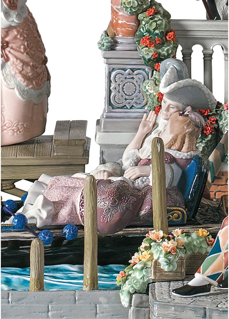 Carnival in Venice Sculpture. Limited Edition in Lladró