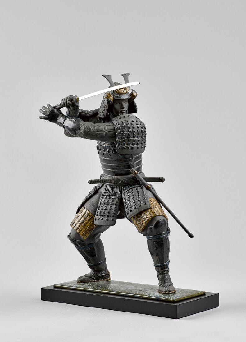 Figurina Guerriero Samurai in Lladró