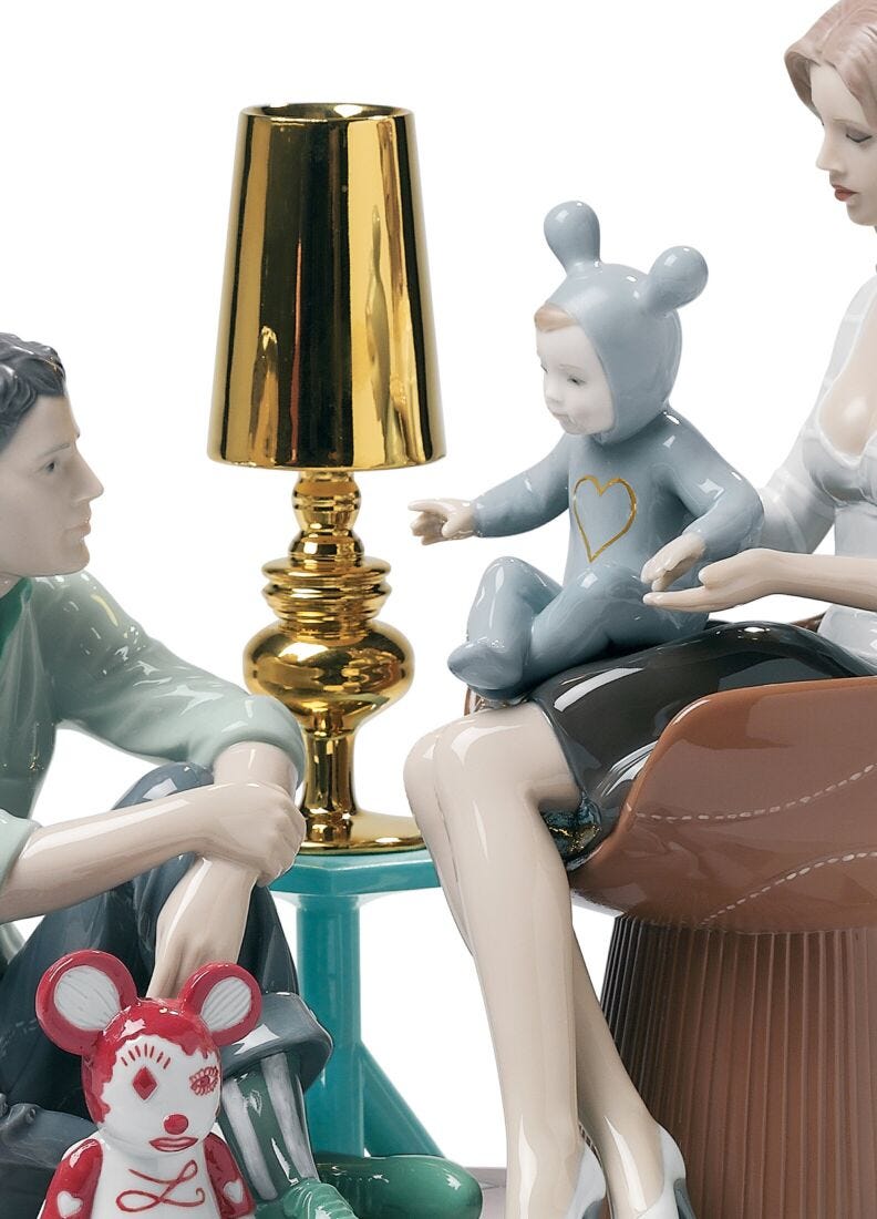 The Family Portrait Sculpture. By Jaime Hayon in Lladró