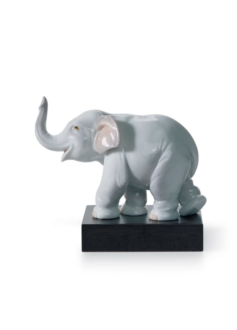 Lucky Elephant Figurine in Lladró