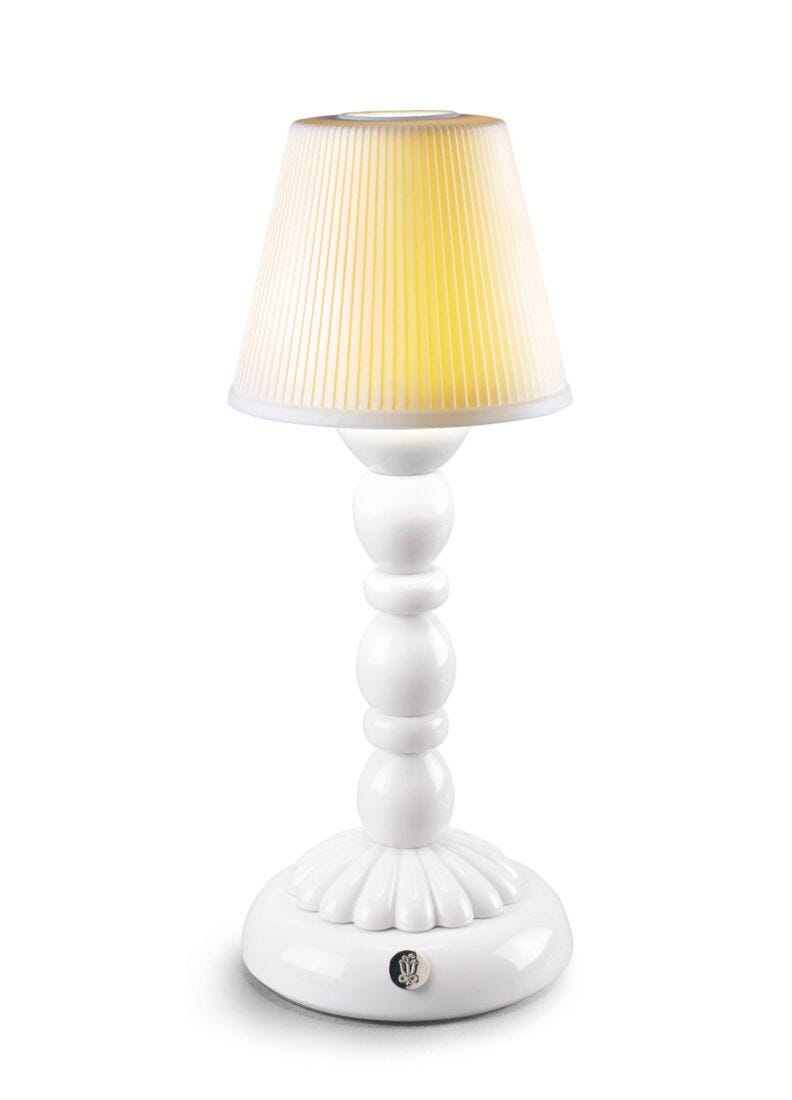 Lámpara de mesa Firefly Palm. Blanco en Lladró