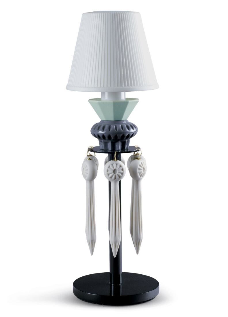 Belle de Nuit Lithophane Table Lamp with Tears. Black (CE), 2 of 5