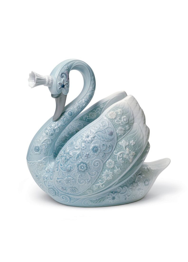 The Swan Princess Figurine in Lladró