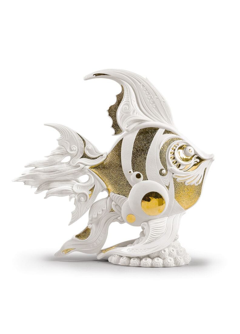 Angelfish Figurine. Limited Edition in Lladró