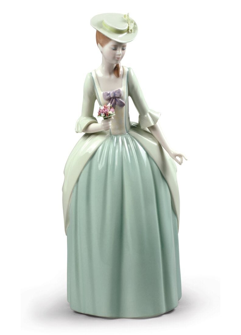 Floral Scent Woman Figurine in Lladró