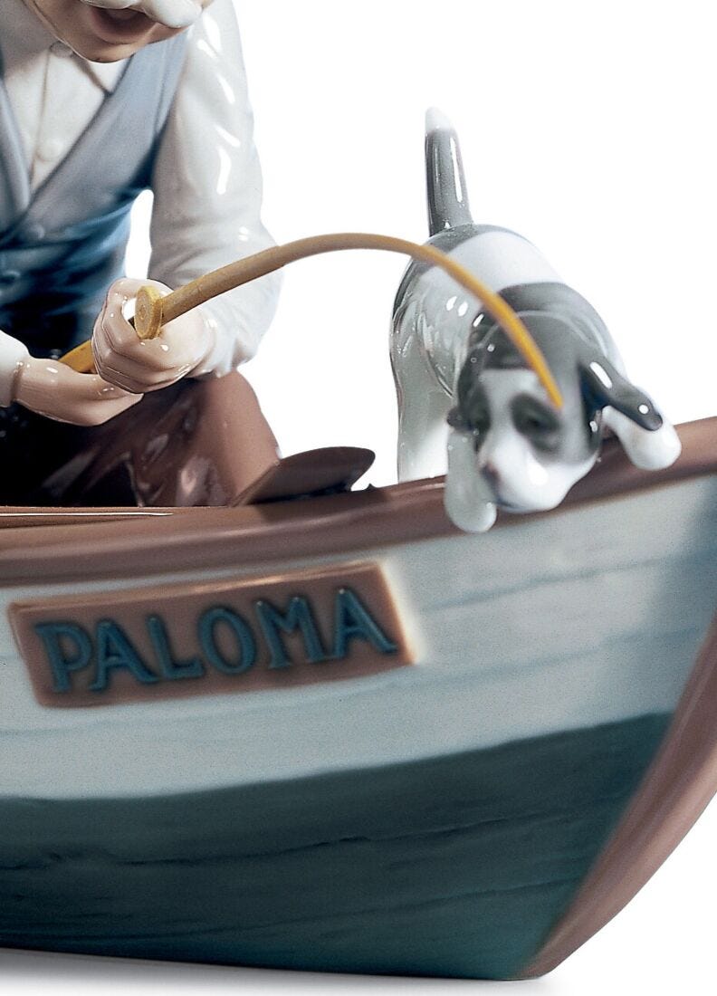 Figura Pescadores en bote en Lladró