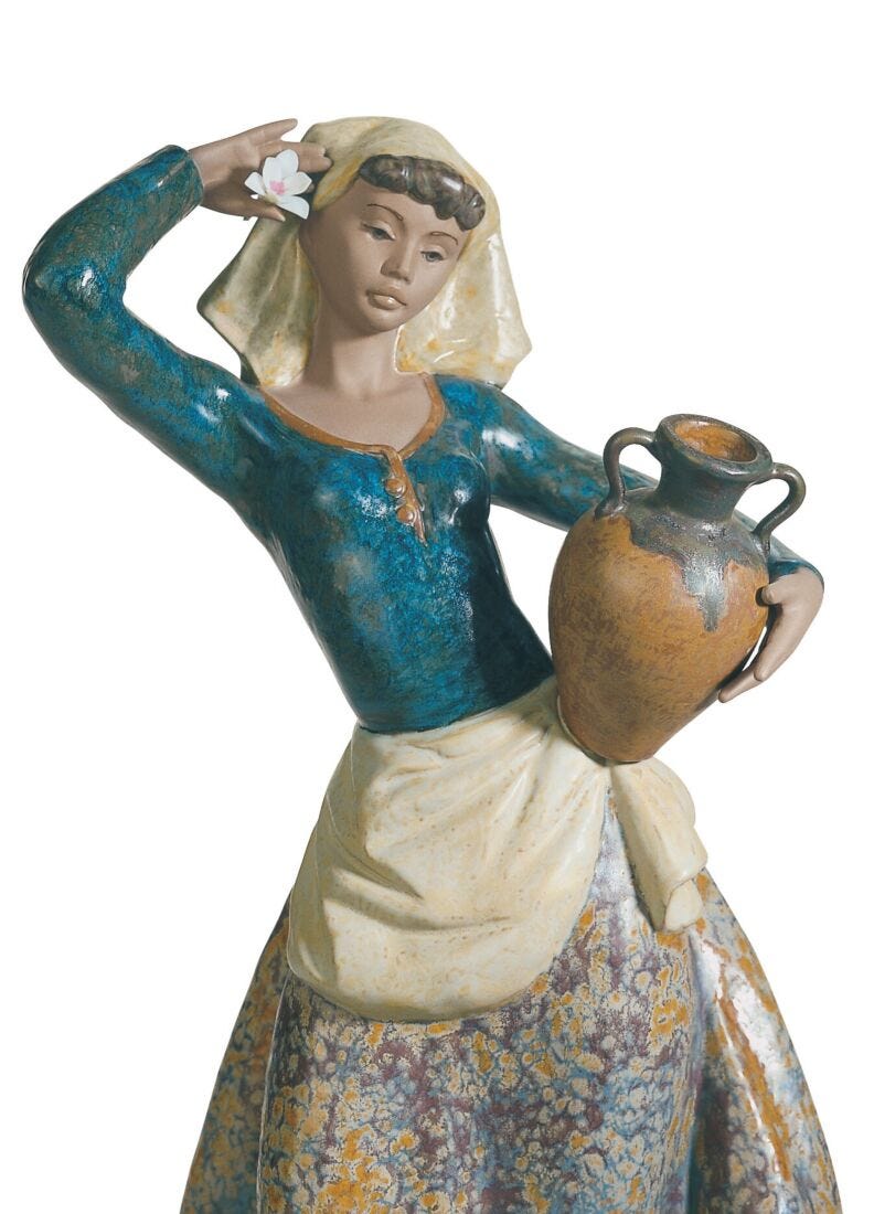 Figurina Donna con brocca in Lladró