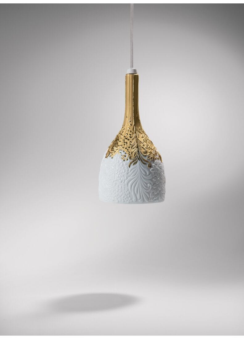 Naturofantastic Hanging Lamp. Golden Luster (CE/UK) in Lladró