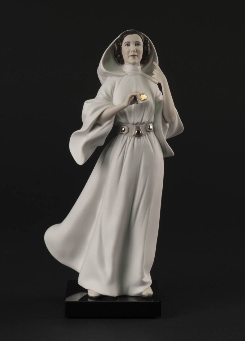 Figura Nueva esperanza para la Princesa Leia™ en Lladró