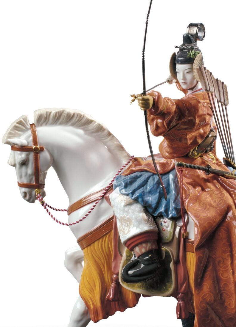 Yabusame Archer Sculpture. Limited Edition in Lladró