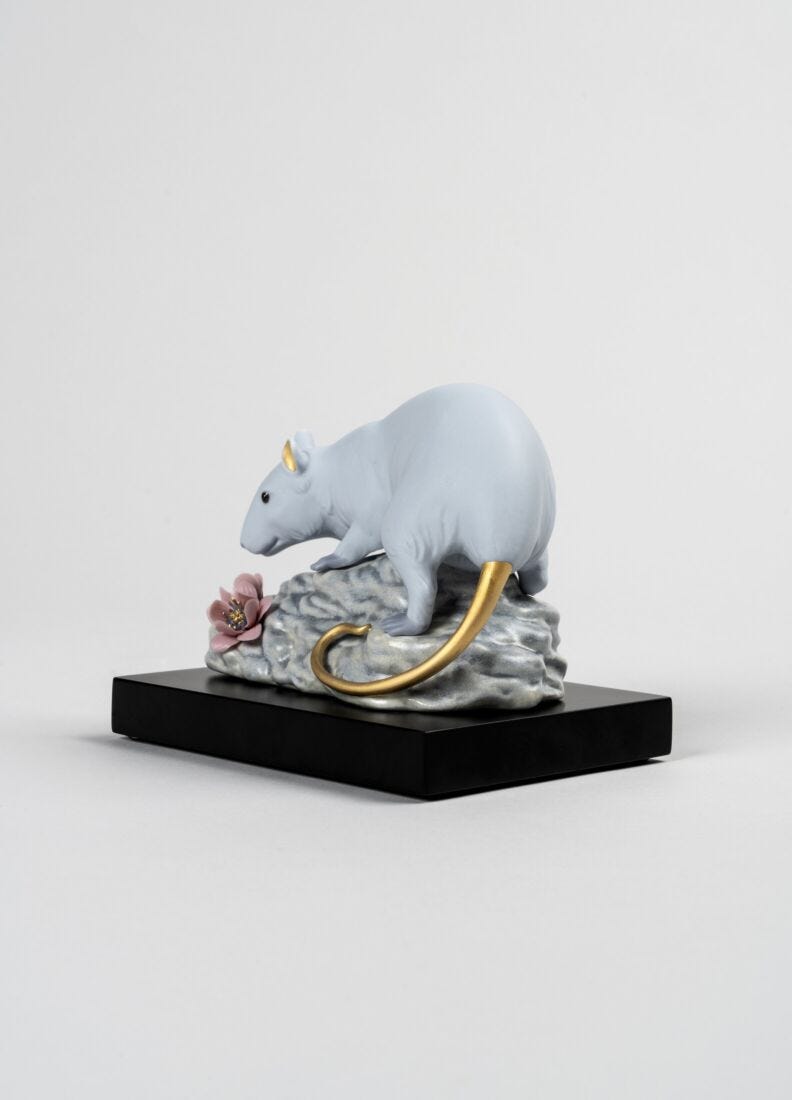 The Rat Figurine. Limited Edition in Lladró