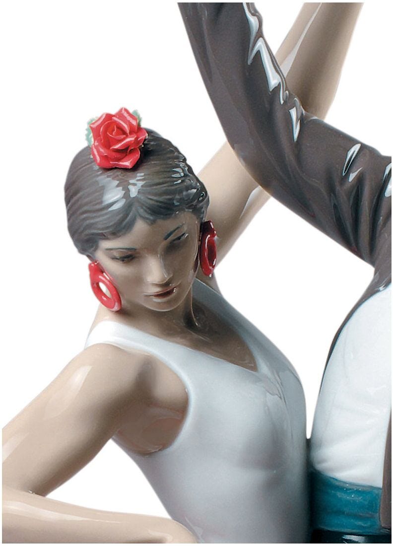 Flamenco dancers Couple Figurine in Lladró