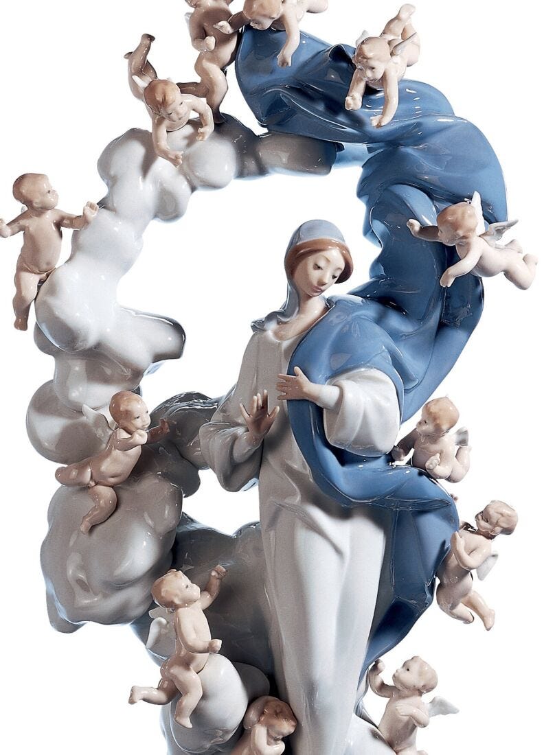 Figurina Vergine. Edizione limitata in Lladró