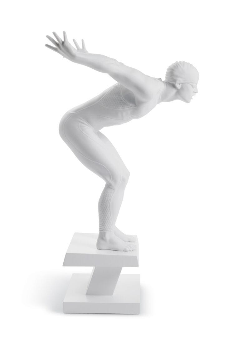 Swimmer Man Figurine in Lladró