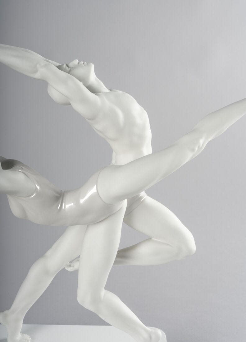 Figurina ballerini L'arte del movimento in Lladró