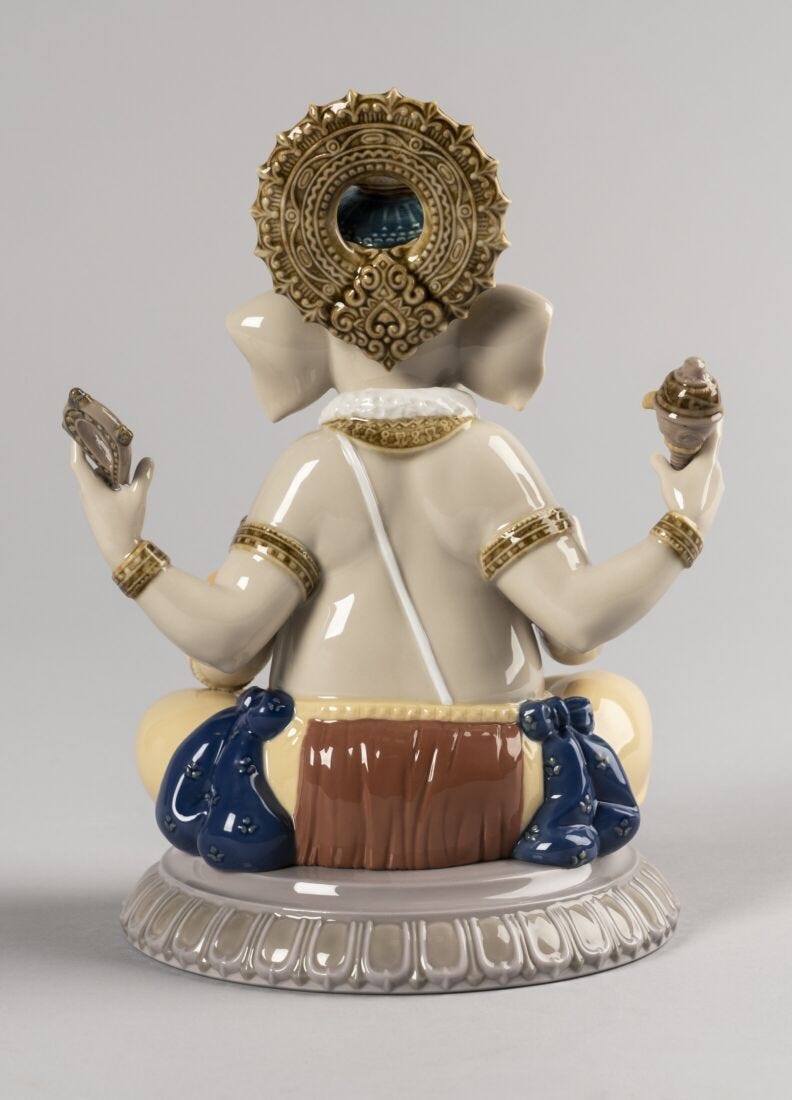 Lord Ganesha Figurine in Lladró
