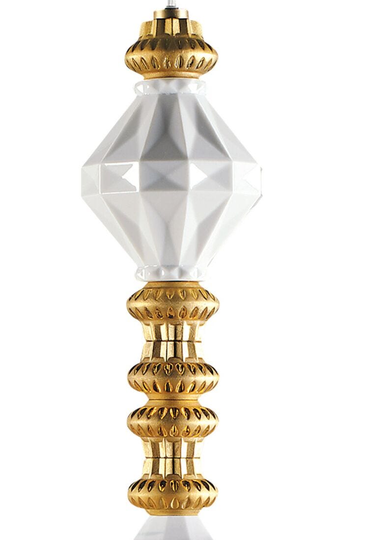 Belle de Nuit Ceiling Lamp I. Golden Luster (US) in Lladró