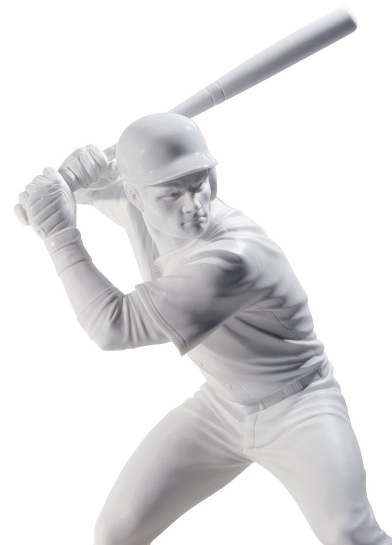 Swing for The Fences Baseball Figurine in Lladró