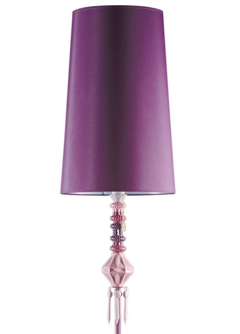 Belle de Nuit Floor Lamp I. Pink (CE) in Lladró