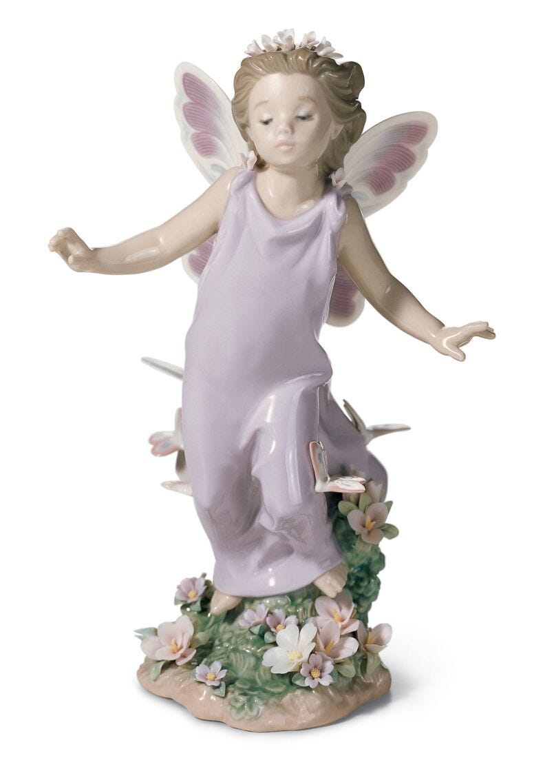 Butterfly Wings Fairy Figurine in Lladró