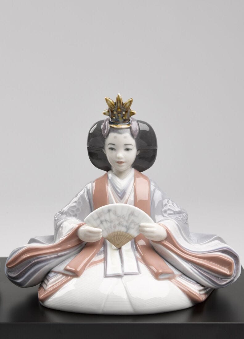 Hinamatsuri Dolls Figurine in Lladró