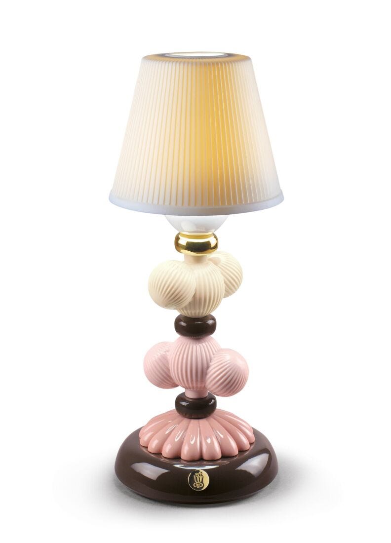 Cactus Firefly Golden Fall Table Lamp. Pink in Lladró