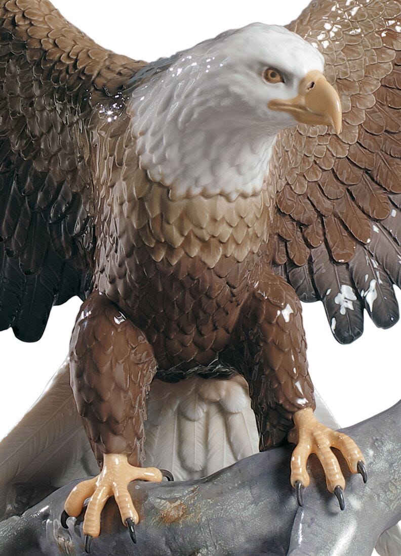 Freedom Eagle Sculpture in Lladró