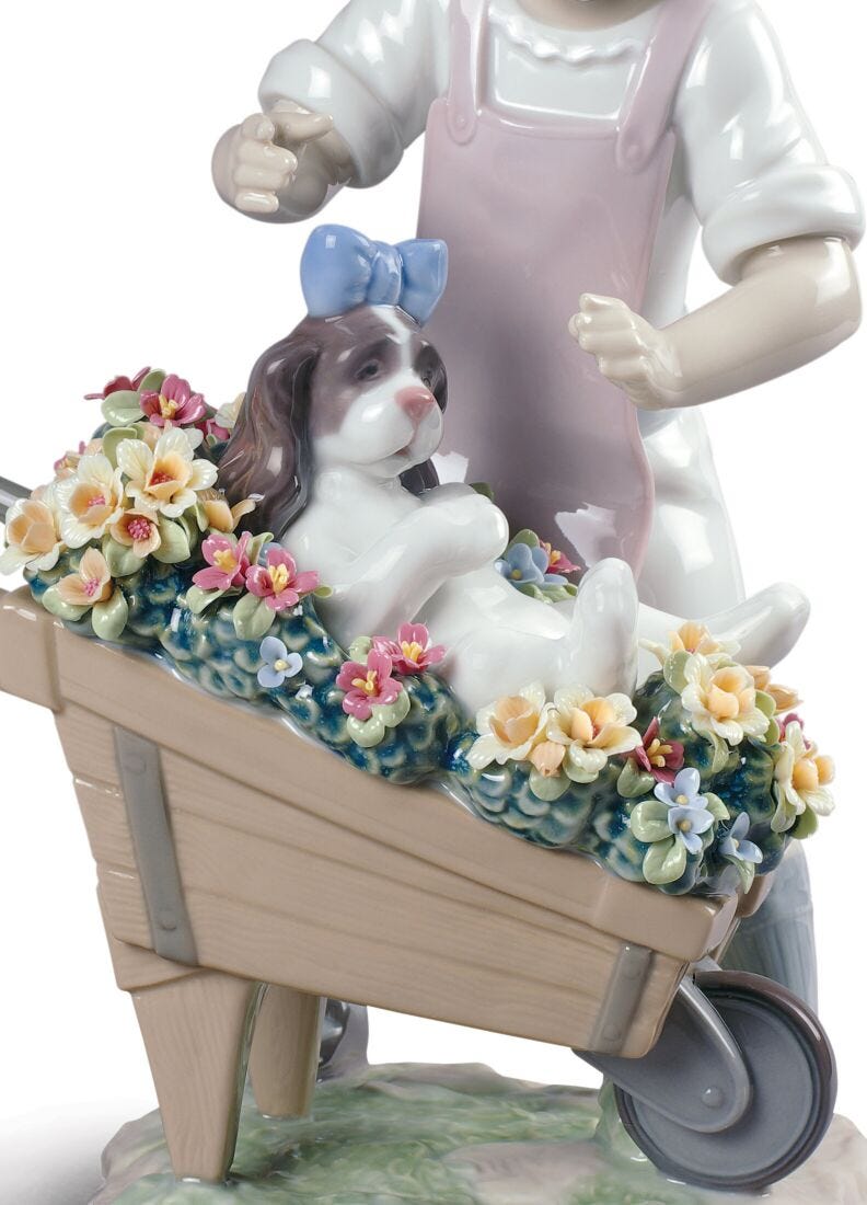 Let's Go for A Ride Girl Figurine, 2 of 2