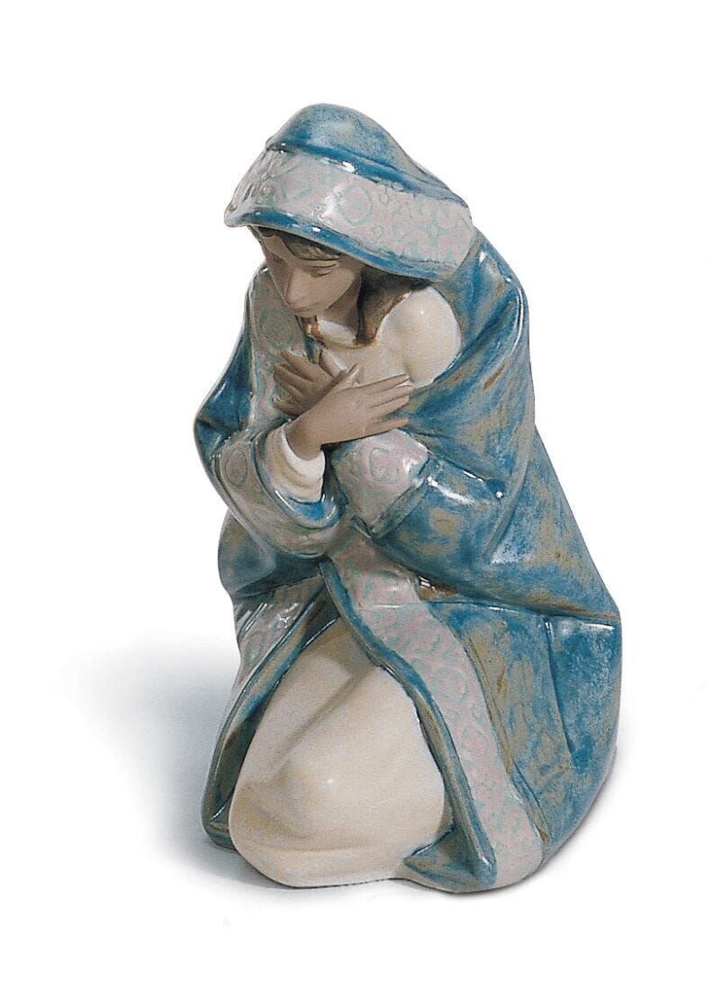 Mary Nativity Figurine. Gres in Lladró