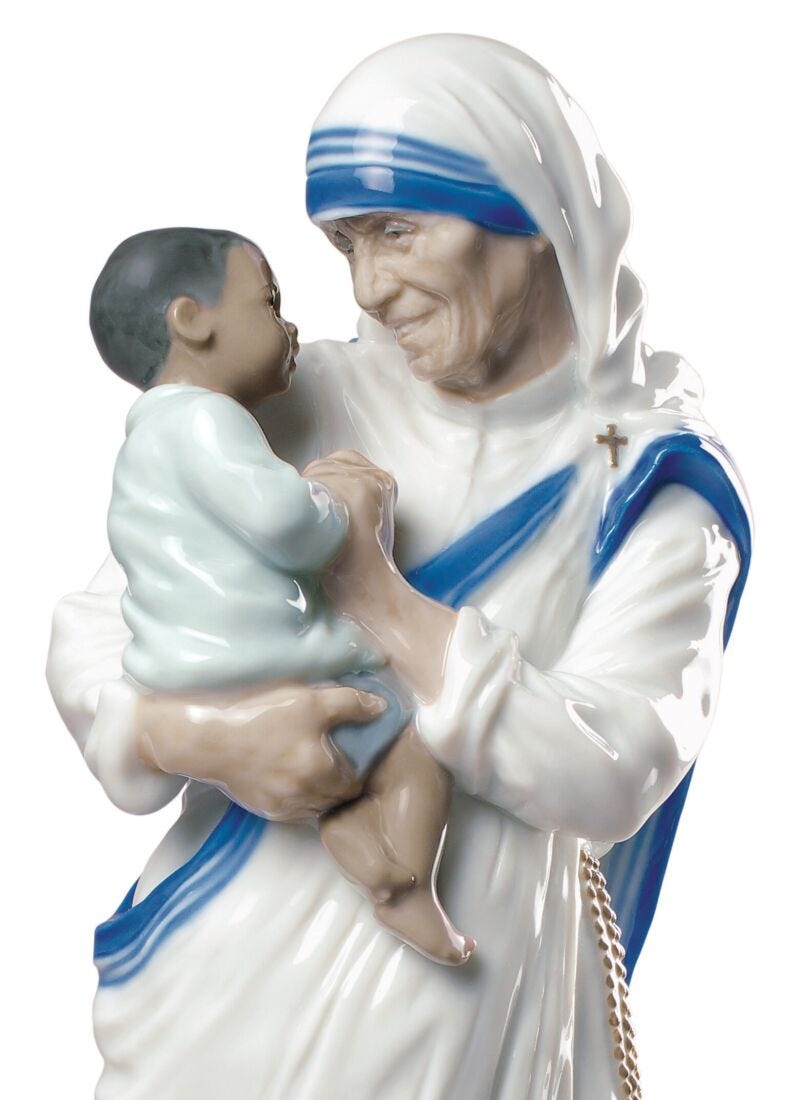 Figurina Madre Teresa di Calcutta in Lladró