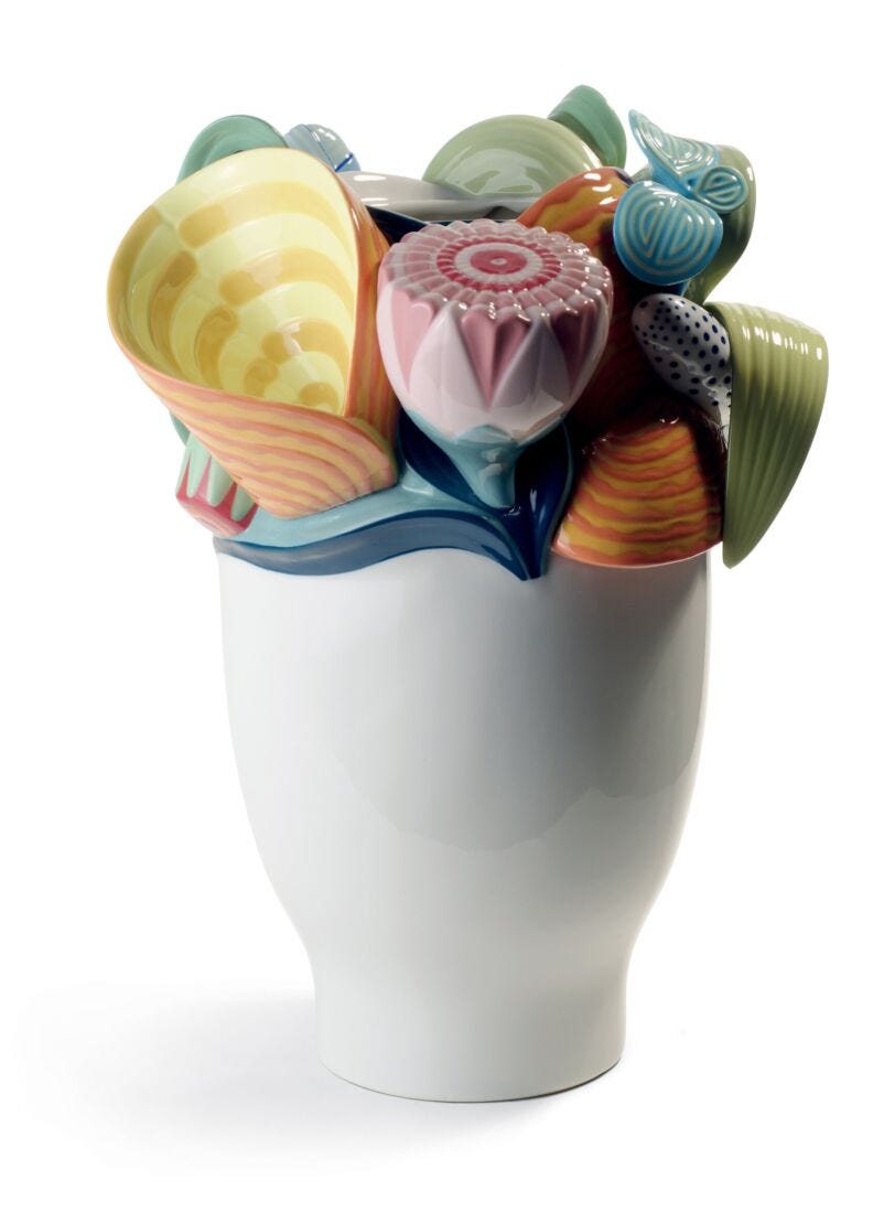 Naturofantastic Vase. Multicolor in Lladró