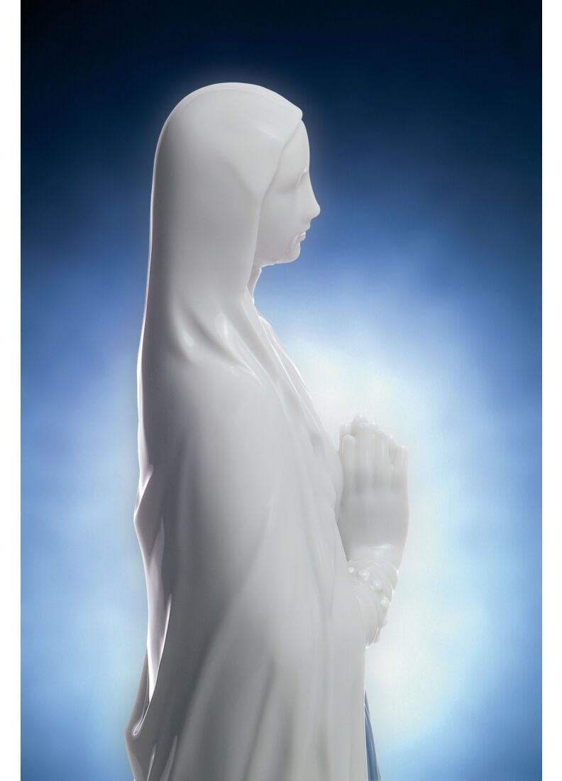 Our Lady of Lourdes Figurine in Lladró