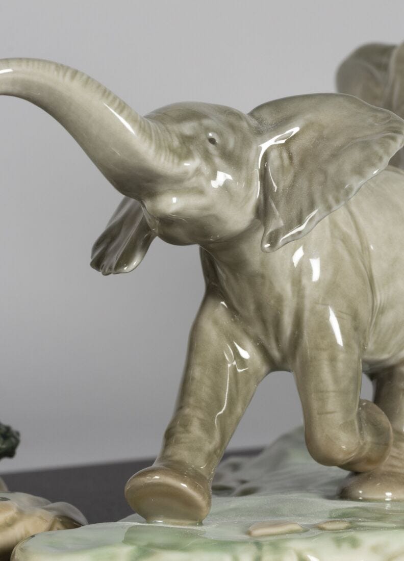 We Follow in Your Steps Elephants Sculpture, 6 of 6