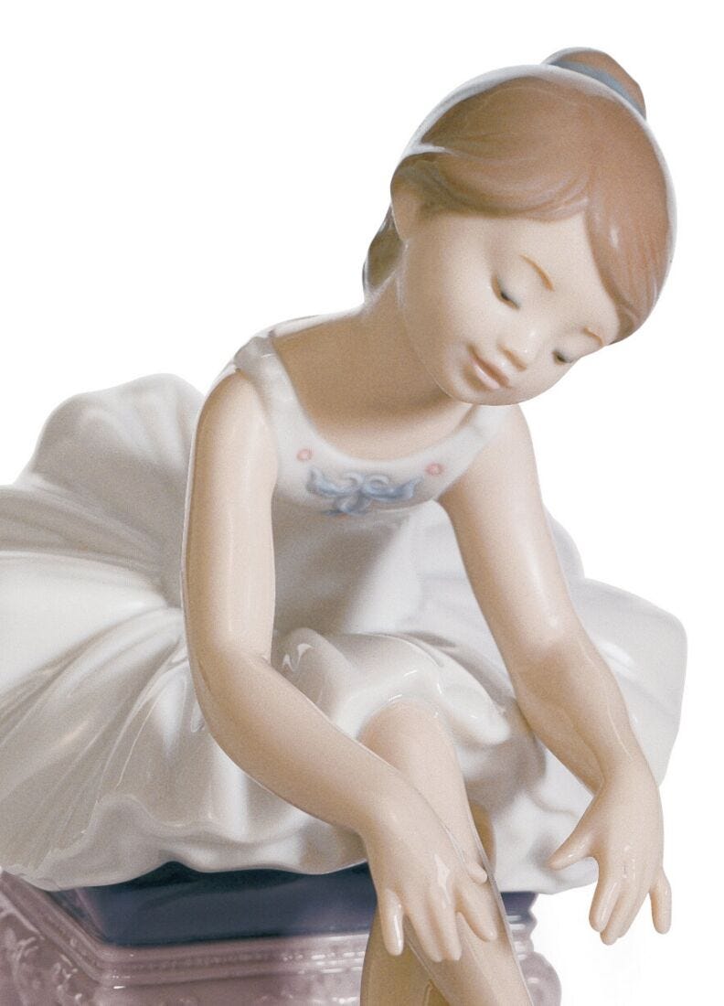 Little Ballerina I Girl Figurine in Lladró