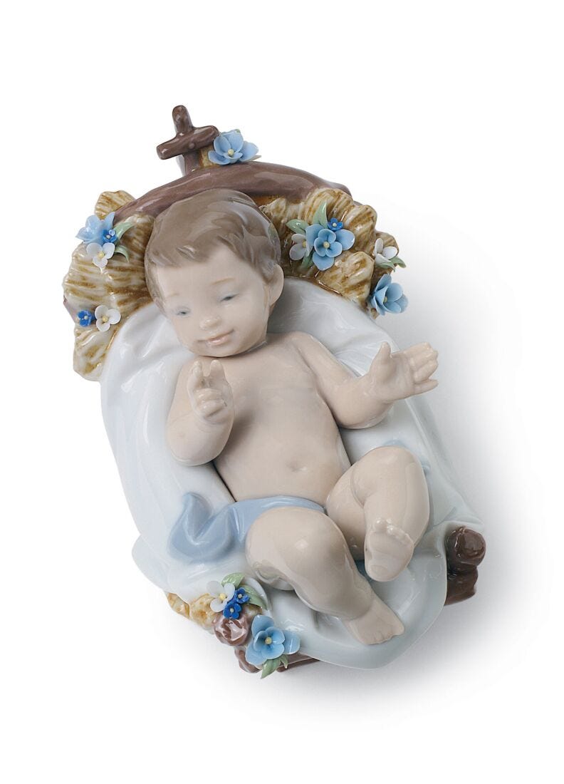 Figurina Bambino Gesù in Lladró