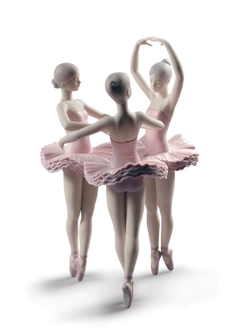 Figura bailarinas Nuestra pose de ballet en Lladró