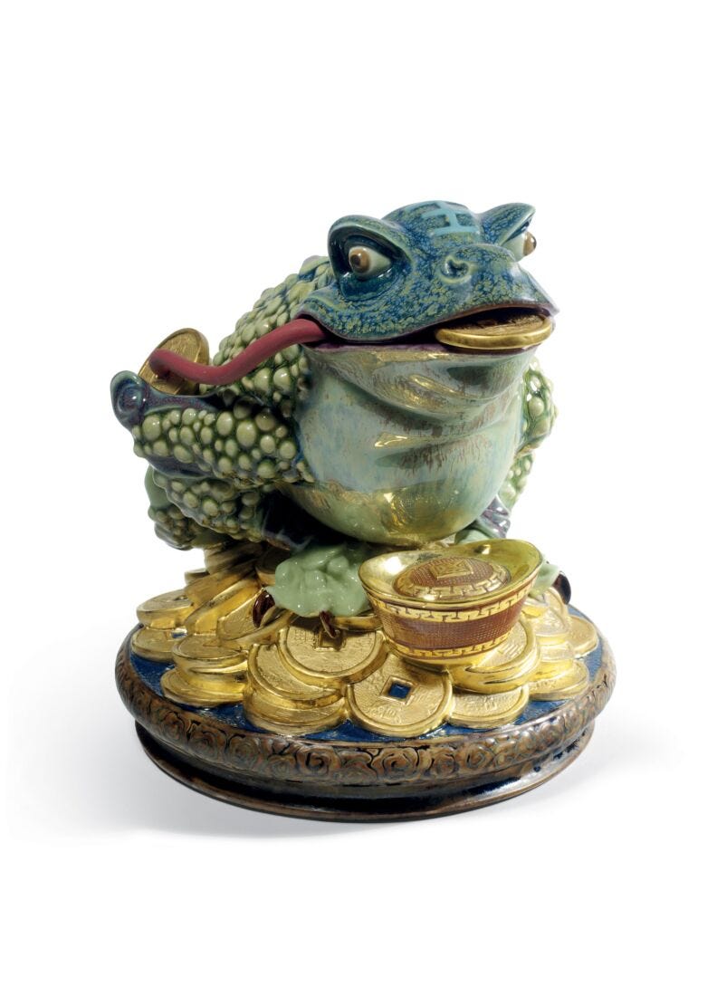 Hoptoad Figurine. Limited Edition in Lladró