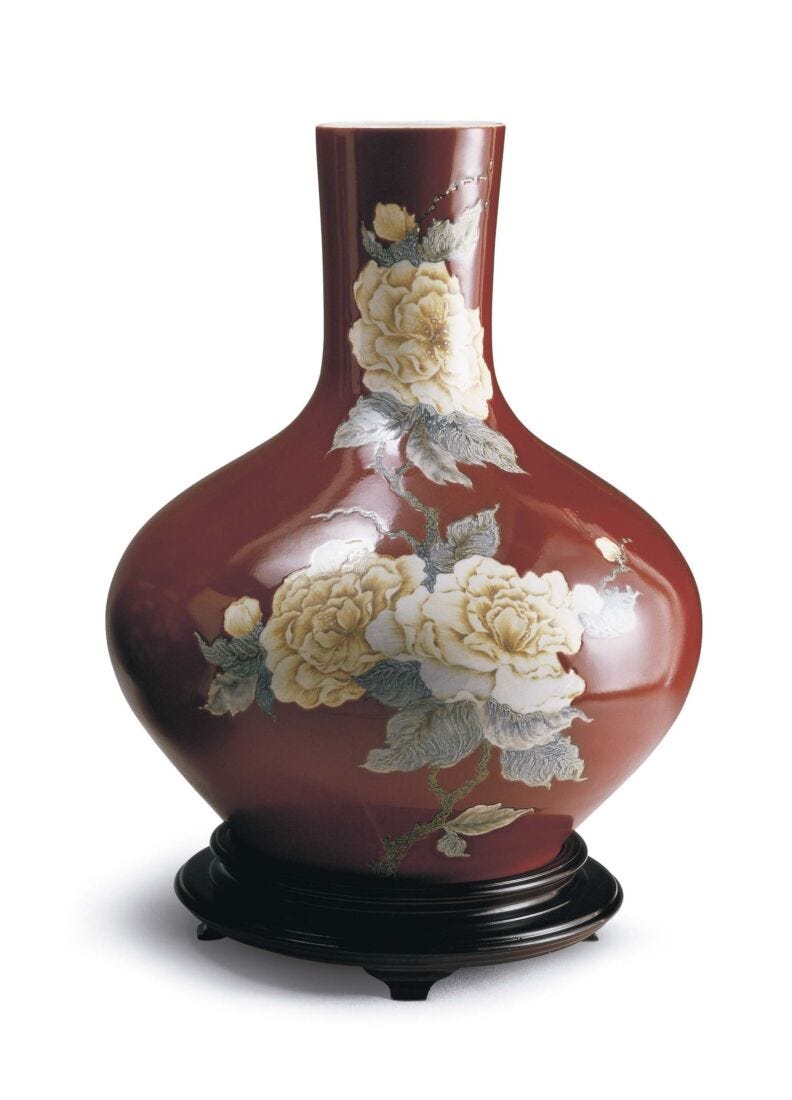 Magno Red vase (L.E.) (B) in Lladró