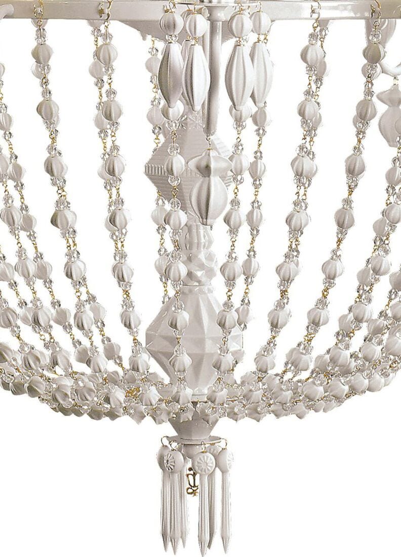 Winter Palace 30 Lights Chandelier. White (US) in Lladró