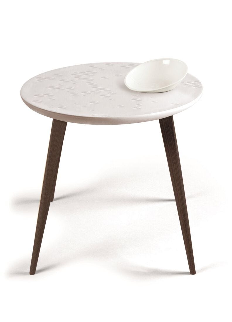 Frost Moment Table. With bowl. Wenge in Lladró